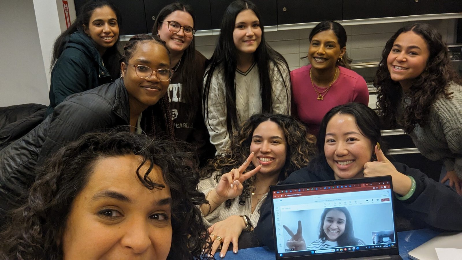 The DBNC GLAM team with Janine Ayoub YAMM consultant