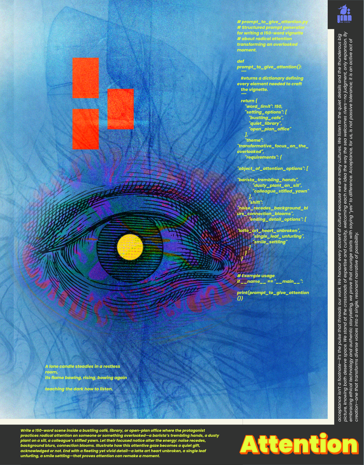 Yammservices-Attention-Poste-low Poster about Attention