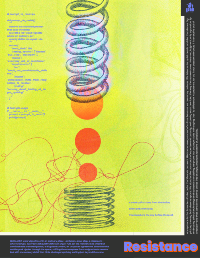 Poster About Resistance